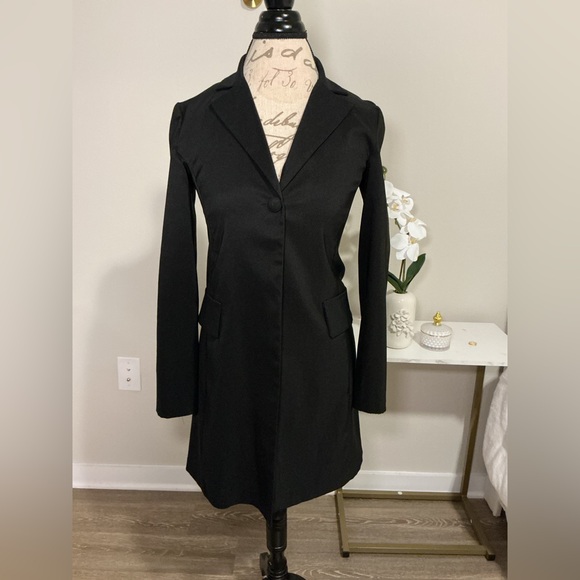 Vintage XOXO lightweight Black Women's Coat - Picture 2 of 8